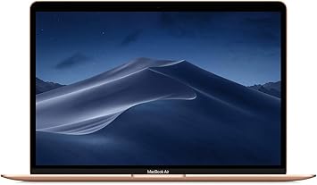 2019 Apple MacBook Air with 1.6GHz Intel Core i5 (13-inch, 8GB RAM, 128GB SSD Storage) Gold