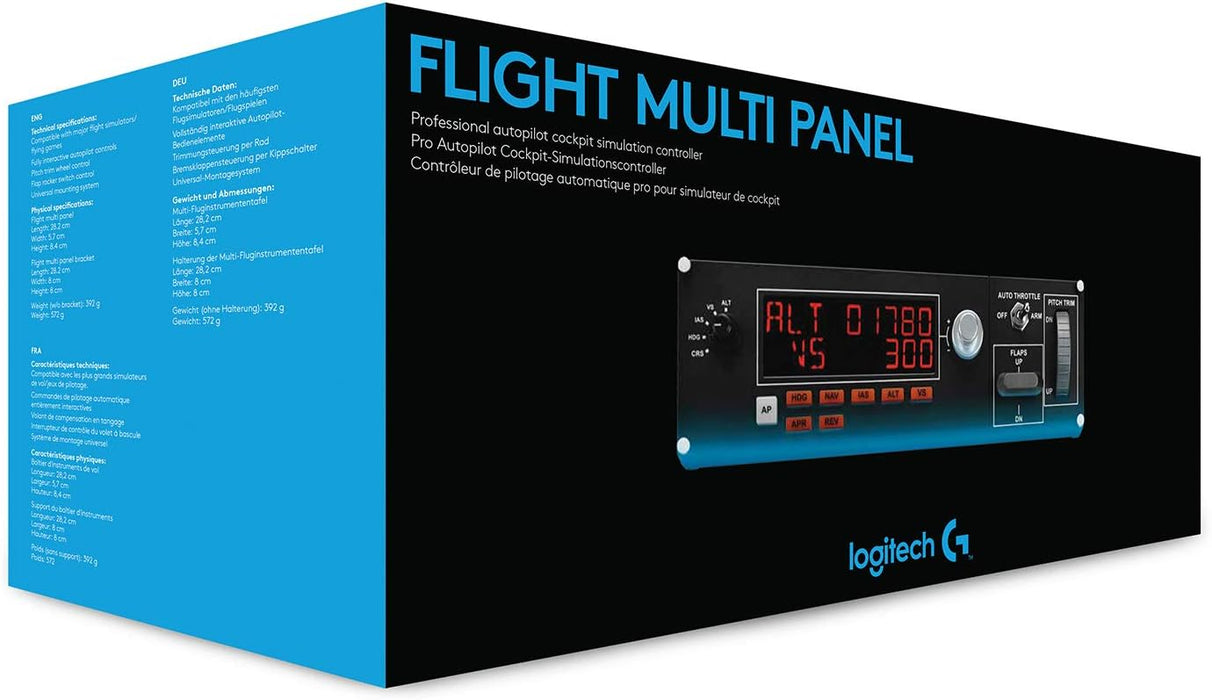 Logitech G Saitek PRO Flight Instrument Panel (945-000027) (Renewed)