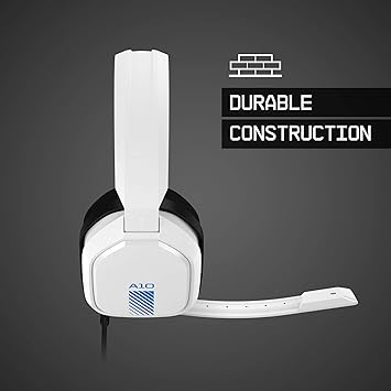 ASTRO Gaming ASTRO A10 Gaming Headset for PlayStation 4 (White) - PlayStation 4 (Renewed)