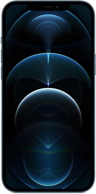 Apple iPhone 12 Pro Max, 256GB, Pacific Blue - Unlocked (Renewed)