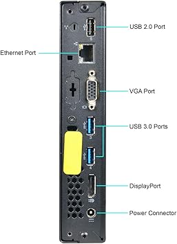 Lenovo ThinkCentre M92p Tiny Desktop - Core i5 Up to 3.6GHz, 8GB RAM, 120GB SSD, Windows 10 Pro (Renewed)