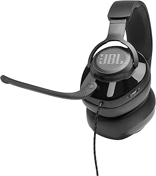 JBL Quantum 200 - Wired Over-Ear Gaming Headphones - Black (Renewed)