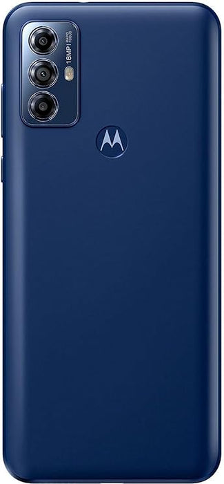 Motorola Moto G Play (2023) (32GB + 64GB SD Card), 6.5" Display, 3-Day Battery, with 64GB SD Card, LTE 4G Unlocked - Deep Indigo (Renewed)