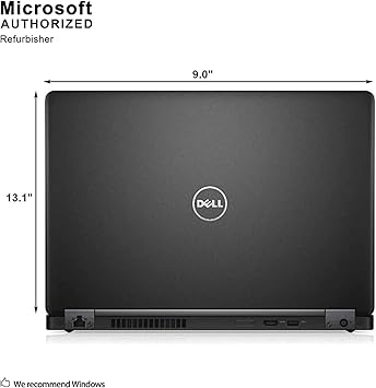 Dell Latitude 5480 | 14 inch Business Laptop | Intel i5-6300U | 8GB DDR4 | 256GB SSD | Backlit Keyboard | Win 10 Pro (Renewed)