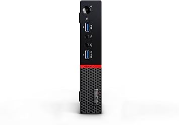 Lenovo ThinkCentre M900 Tiny Desktop Micro Tower PC (Intel Core i5-6500T Upto -3.1 GHz, 16 GB Ram, 256 GB SSD, USB 3.0, WiFi) Windows 10 Pro (Renewed) ¦