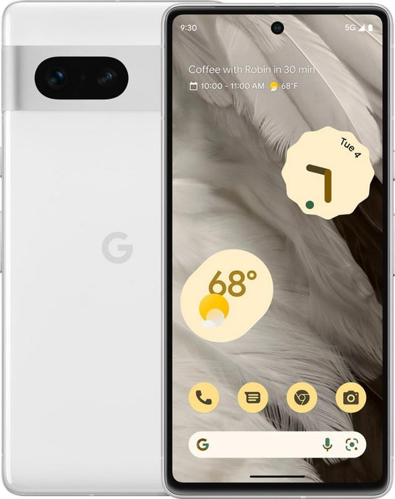 Google Pixel 7 (5G) 128GB (Canadian Model GVU6C) Unlocked - Snow (Renewed)