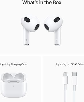 Apple AirPods with Lightning Charging Case (3rd Generation)