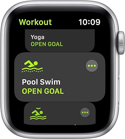 Apple Watch SE (GPS + Cellular, 40mm) Silver Aluminum Case with White Sport Band (Renewed)