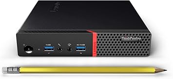 Lenovo ThinkCentre M900 Tiny Desktop Micro Tower PC (Intel Core i5-6500T Upto -3.1 GHz, 16 GB Ram, 256 GB SSD, USB 3.0, WiFi) Windows 10 Pro (Renewed) ¦