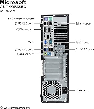 HP EliteDesk 600G1 SFF Business High Performance Desktop Computer PC (Intel Core i5 4570 3.2G, 16GB RAM DDR3, 240GB SSD, DVD-ROM, Win 10 Pro) (Renewed) (600G1 16GB 240GB SSD)