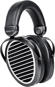 HIFIMAN Edition XS Full-Size Over-Ear Open-Back Planar Magnetic Hi-Fi Headphones with Stealth Magnets Design, Adjustable Headband, Detachable Cable for Audiophiles, Home, Studio-Black (Renewed)