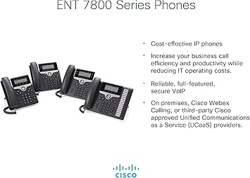 Cisco CP-7841-K9= 7800 Series Voip Phone