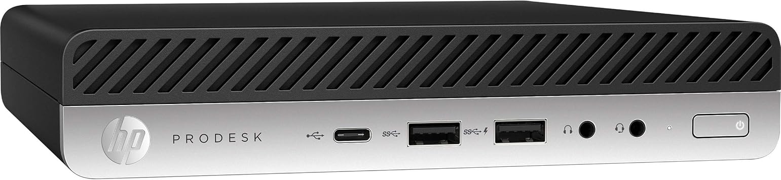 HP ProDesk 600 G3 - Mini Intel Core i5-6500T 2.5 GHz, 8GB RAM, 256 GB Solid State Drive, Windows 10 Pro 64bit, (Renewed)