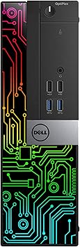 Dell OptiPlex Computer Desktop Intel Core i5-6500 Processor 3.20 GHz, 16GB RAM 512GB SSD, Windows 10 Pro Wi-Fi Gaming PC Keyboard & Mouse HDMI (Renewed), Black