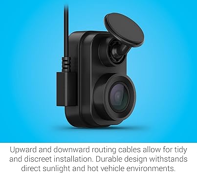 Garmin Dash Cam Mini 2, Tiny Size, 1080p and 140-degree FOV, Monitor Your Vehicle While Away w/ New Connected Features, Voice Control (Renewed)