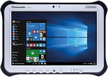 Panasonic Toughpad G1, FZ-G1 MK4, Intel Core i5-6300U @2.40GHz, 10.1" Multi Touch + Digitizer, 256GB SSD, 8GB, Bar code Reader, Webcam, Rear Cam, Win10 Pro