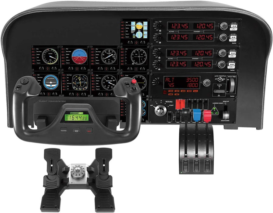 Logitech G Saitek PRO Flight Instrument Panel (945-000027) (Renewed)