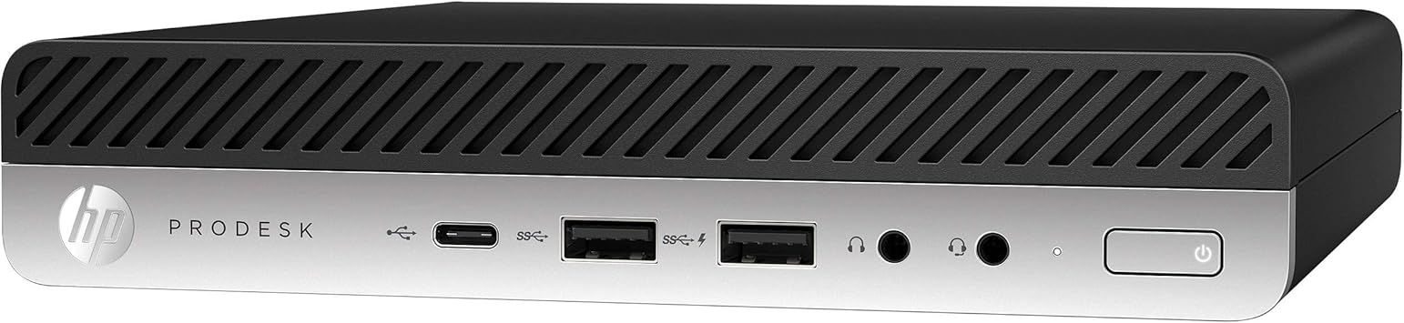 HP ProDesk 600 G3 - Mini Intel Core i5-6500T 2.5 GHz, 8GB RAM, 256 GB Solid State Drive, Windows 10 Pro 64bit, (Renewed)