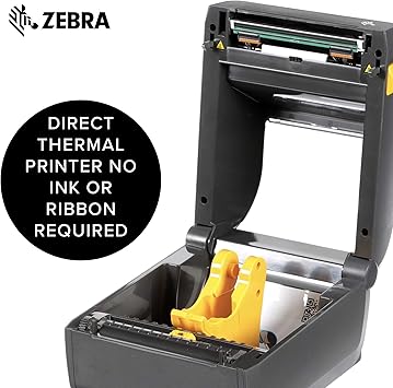 Zebra ZD420d Direct Thermal Desktop Printer 203 dpi Print Width 4 in USB Ethernet ZD42042-D01E00EZ