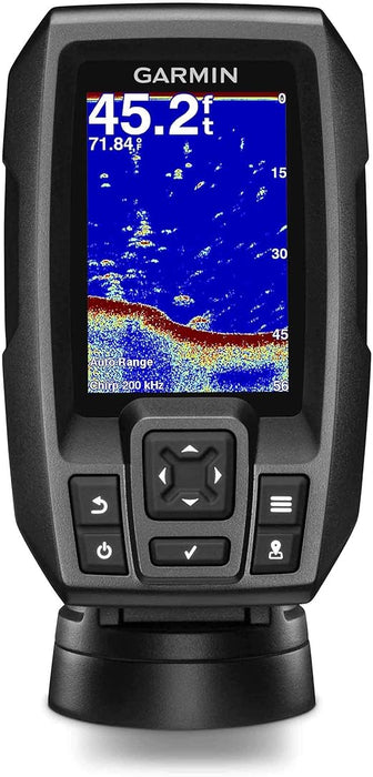 Garmin Striker 4 3.5" Chirp Fishfinder GPS (010-01550-00) with Protective Cover (Renewed)