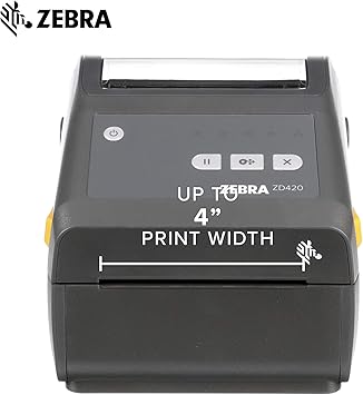 Zebra ZD420d Direct Thermal Desktop Printer 203 dpi Print Width 4 in USB Ethernet ZD42042-D01E00EZ