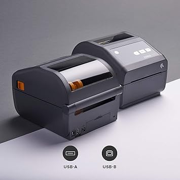 Zebra ZD420d Direct Thermal Desktop Printer 203 dpi Print Width 4 in USB ZD42042-D01000EZ