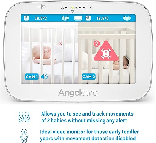 Angelcare Baby Movement Monitor with Wireless Sensor Pad (Renewed)