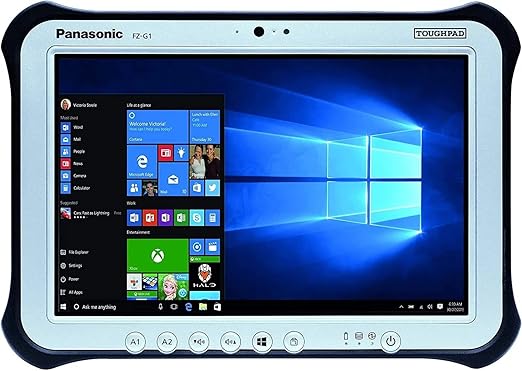 Panasonic TougHPad G1, FZ-G1 MK3, Core i5-5300U @2.30GHz, 10.1-inch WUXGA Multi Touch + Digitizer, 8GB, 256GB SSD, WiFi, Bluetooth, 4G LTE, Dual Pass, 2 Cameras, Windows 10 Pro (Renewed)