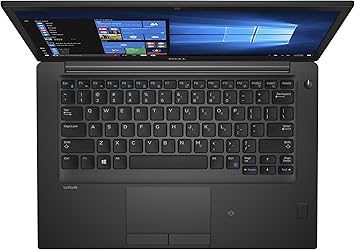 Dell Latitude 7480 Intel Core i5-6300U X2 2.4GHz 16GB 256GB SSD 14", Black (Certified Refurbished)