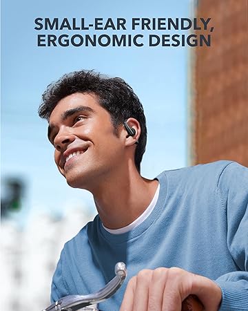 Soundcore by Anker, AeroFit Open-Ear Headphones, Ultra Comfort, Snug Fit, Ergonomic Ear Hook, Balanced Sound, IPX7 Waterproof, 42H Playtime, Bluetooth 5.3, App Control, Clear Calls(Renewed)