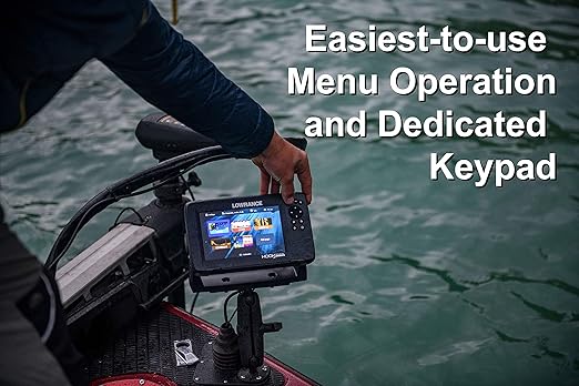 Lowrance Hook Reveal 7 Fish Finder 7 Inch Screen with Transducer and C-MAP Preloaded Map Options (Renewed)