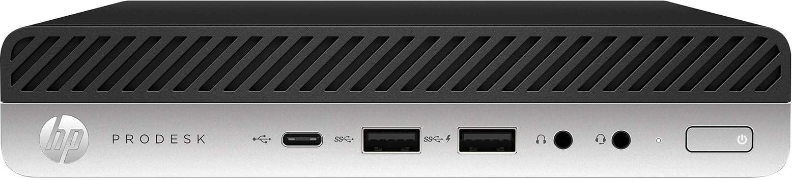 HP ProDesk 600 G3 - Mini Intel Core i5-6500T 2.5 GHz, 8GB RAM, 256 GB Solid State Drive, Windows 10 Pro 64bit, (Renewed)