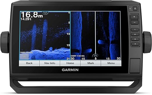 Garmin ECHOMAP UHD 93sv, 9" Keyed-Assist Touchscreen Chartplotter with U.S. LakeVü g3 and GT54UHD-TM transducer (Renewed)