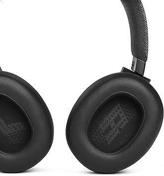 JBL Live 660NC Wireless Over-Ear Noise Cancelling Bluetooth Headphones, Up to 50 Hours of Playtime - Black (Renewed)