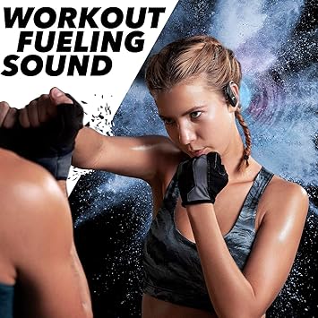 Anker Soundcore Spirit X2, True Wireless Earbuds, Body-Moving Bass, IP68 Sweatproof, 36H Playtime, Fast Charge, Secure Earhooks, Bluetooth 5, cVc 8.0 Clear Calls, Sports Earphones For Gym, Sport (Renewed)