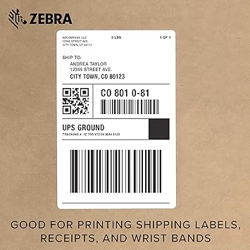 Zebra ZD420d Direct Thermal Desktop Printer 203 dpi Print Width 4 in USB ZD42042-D01000EZ