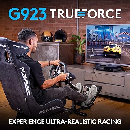 Logitech G923 Racing Wheel and Pedals for Xbox X|S, Xbox One and PC (Renewed)