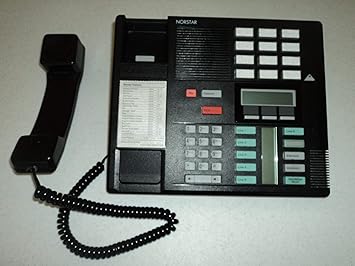 Nortel/Meridian M7310 PBX Black 4-7 Line Telephone with Speaker (Norstar NT8B20)