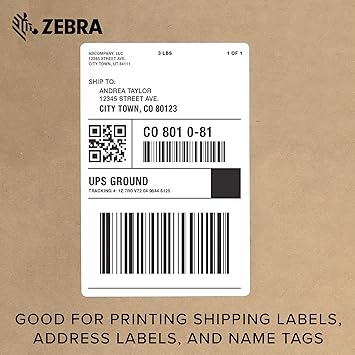 Zebra ZD420d Direct Thermal Desktop Printer 203 dpi Print Width 4 in USB Ethernet ZD42042-D01E00EZ