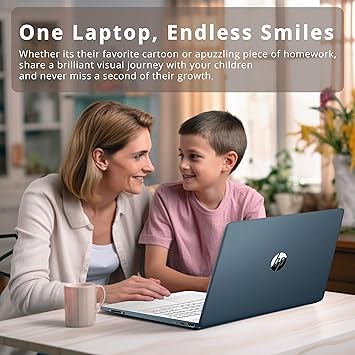 HP 15.6" HD Everyday Laptop, Intel Pentium Silver N5030, 16GB RAM, 1TB PCIe SSD, Intel UHD Graphics 605, Island-Style Keyboard, HP Fast Charge, HD Camera, Win 11, Blue, 32GB Hotface USB Card (Renewed)