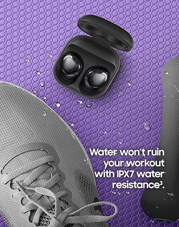 Samsung Galaxy Buds Pro, Bluetooth Earbuds, True Wireless, Noise Cancelling, Charging Case, Quality Sound, Water Resistant, Phantom Black (US Version) (Renewed)