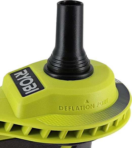 Ryobi P738 18V One+ Lithium Ion 18V One+ High Volume Power Inflator / Deflator for Mattresses and Recreational Inflatables (Renewed)