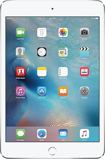 Apple iPad Mini 4 (16GB, Wi-Fi + Cellular, Silver) (Refurbished)