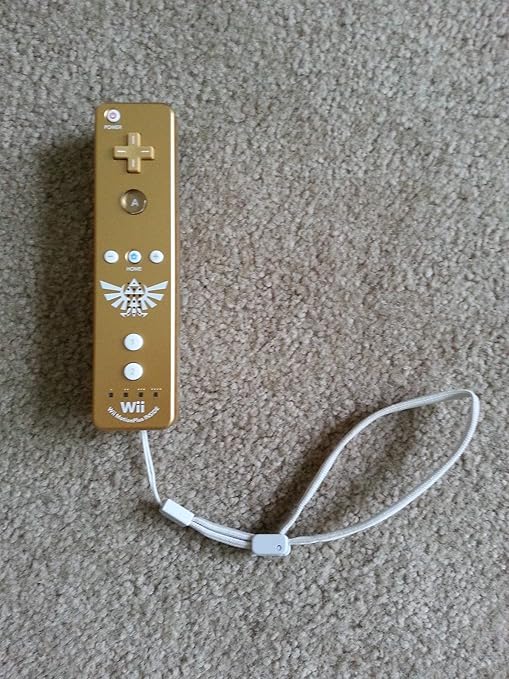 Nintendo Wii Remote Plus, Gold (Zelda Edition) (Renewed)