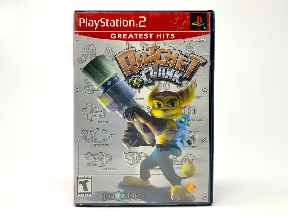 Sony Ratchet & Clank - PlayStation 2 | Classic Action-Adventure Game, Platforming, Unique Weapons, and Exciting Gameplay