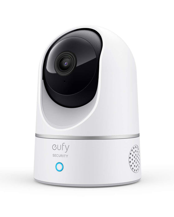 eufy Security 2K Indoor Cam Pan & Tilt | AI Motion Tracking, Night Vision, Two-Way Audio, and Smart Home Integration