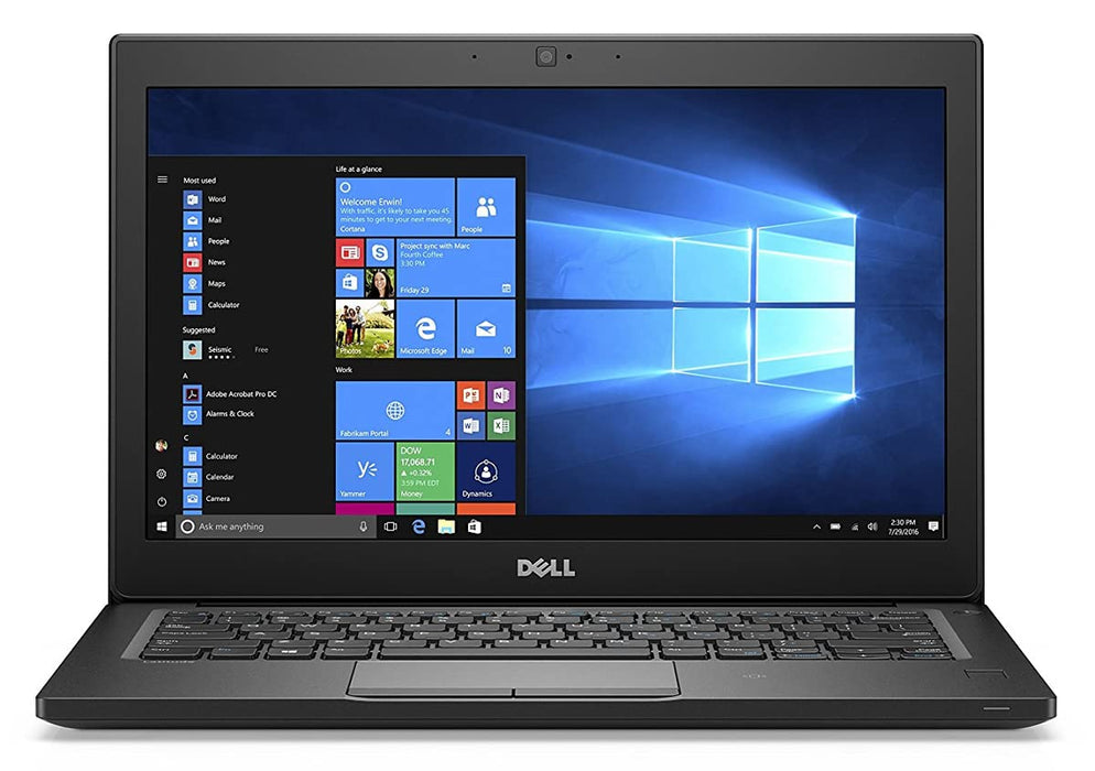 Dell Latitude 7280 12.5" HD WLED Business Laptop | Intel Core i5-6300U, 8GB RAM, 256GB SSD, Windows 10 Pro, Lightweight, Long Battery Life