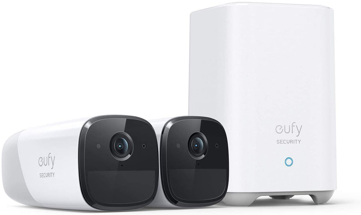 eufy Security eufyCam 2 Pro Wireless Home Security Camera System | 2K Resolution, 365-Day Battery Life, HomeKit Compatible, IP67 Weatherproof, Night Vision, 2-Cam Kit