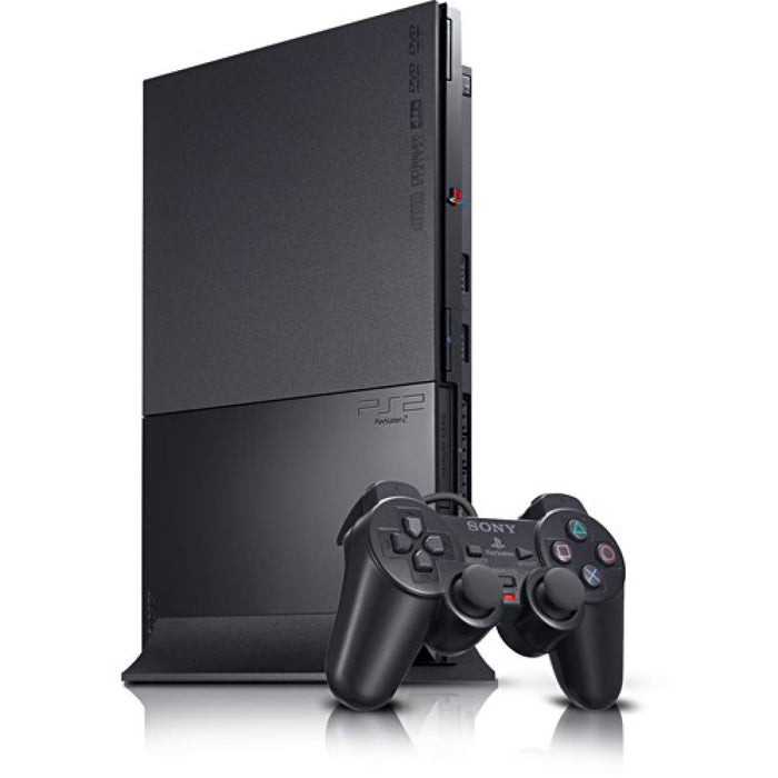 PlayStation 2 Slim Line Version 1 | Classic PS2 Console with DVD Playback, Compact Design, and Backward Compatibility