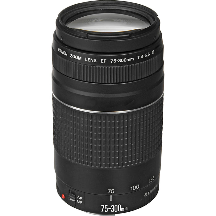 Canon EF 75-300mm f/4-5.6 III Telephoto Zoom Lens | Versatile Zoom, Lightweight Design, Compatible with Canon SLR Cameras